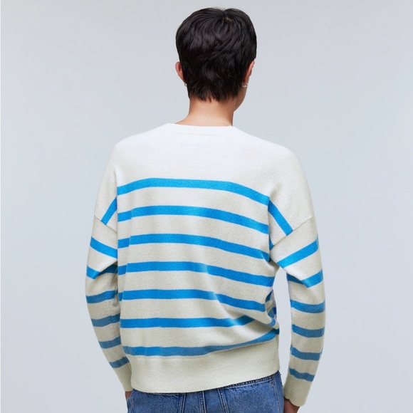 Madewell (Re)sponsible Cashmere Oversized Crewneck Sweater Sz. XXS - Picture 5 of 8